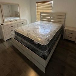 New 4pc Bedroom Set In Box 📦 Buy Now Pay Later $39 Down