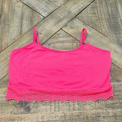 Love To Lounge Hot Pink Crop Top Size S