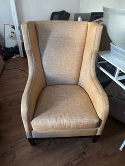 Upholstered Wingback Accent Chair
