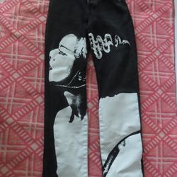 rare Levi's x Monsters universal studio 501 90s Jeans Monster Mash 24x32 (28x32)