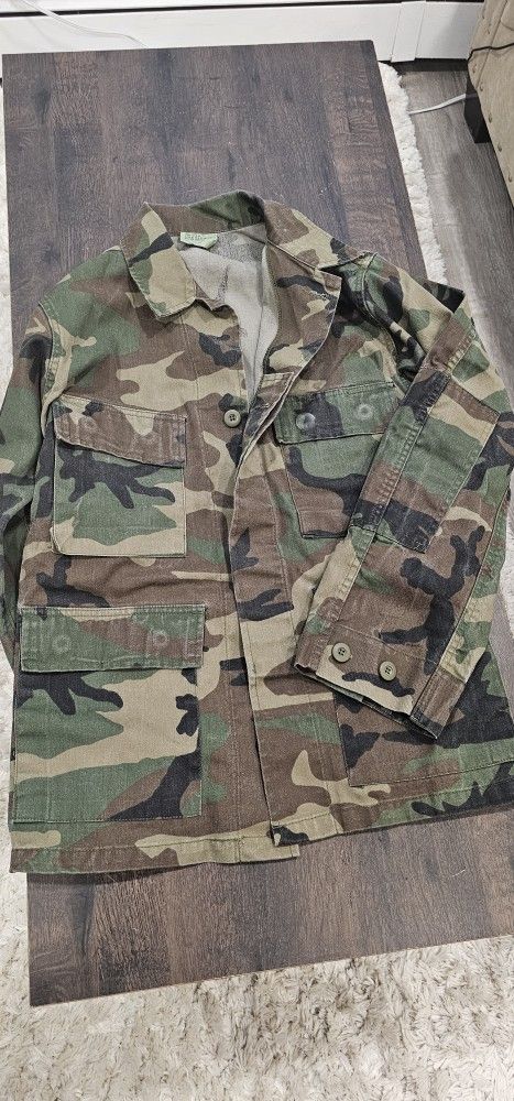 MENS CAMO MILITARY SHIRT