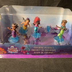 New Disney Jr Ariel Mini Figure Set 5 Pieces 