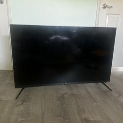 TLC 43” 4K Dolby Vision HDR Roku Smart TV with remote