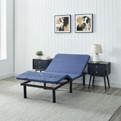 Mainstays Power Adjustable Metal Platform Bed Base with Wireless Remote Control, Twin XL