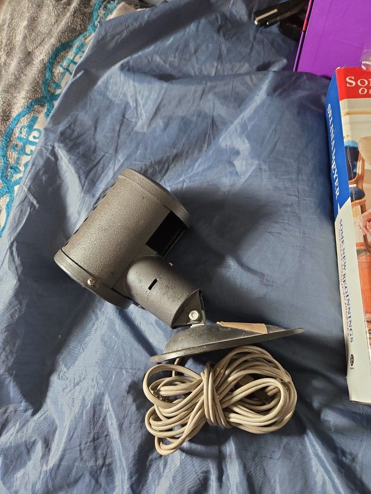 This industrial spot light made by LITA of France is in great shape. It works too. Comes as pictured. Approximately 6 by 6 by 3 inches