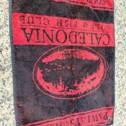 Pawleys island caledonia country club golf towel