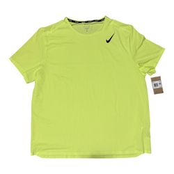 Nike DRI-FIT ADV Aeroswift Running Shirt Men's 2XL $90 NWT HJ3377-736 Lemon