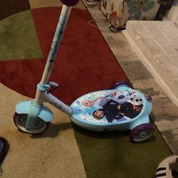 Electric Scooter Blows Bubbles