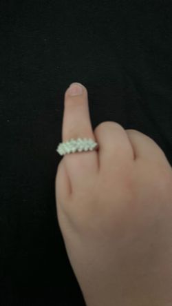 Women white gold  Ring