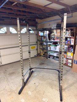 Exercise cage plus squat foam