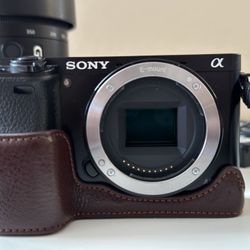 Sony A6000 Camera APS-C *Body* - Two Batteries, Charger, Strap, & Camera Case