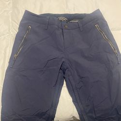 BURTON Dryride Thermolite Mens Ski Snowboard Pants Navy Blue Size Small