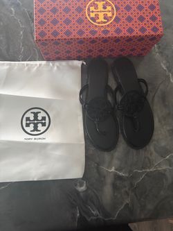 Tory Burch Black Miller Sandals