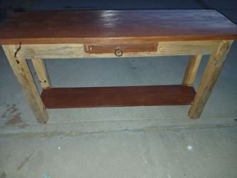 Rustic Sofa Table