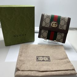 Gucci Ophidia GG French Flap Wallet