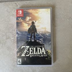 The Legend of Zelda Breath of the Wild Nintendo Switch Game