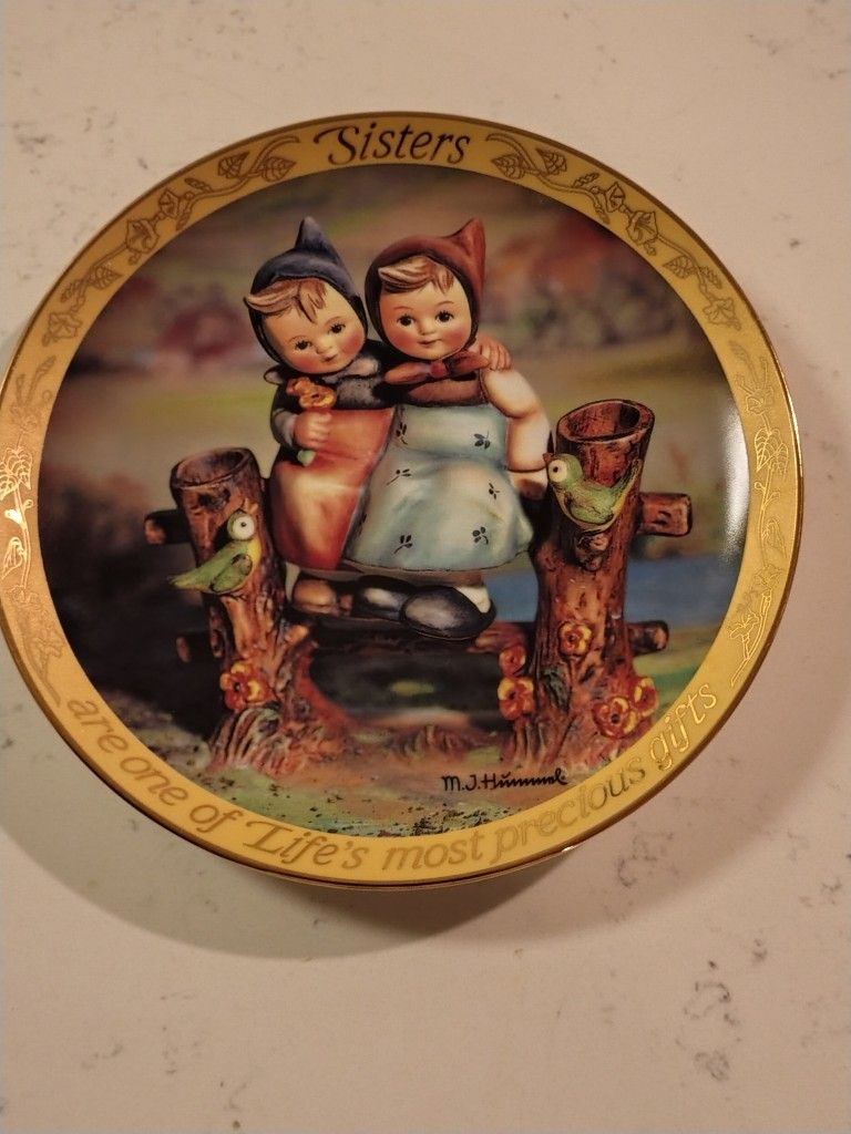 Hummel Sisters Porcelain Collector's Plate