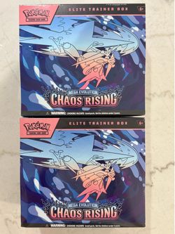 Pokemon Mega Evolution Chaos Rising Elite Trainer Box ETB