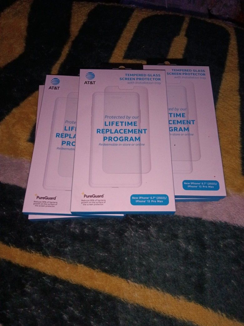 At&T Temp Glass Screen Protector Iphone 13 Pro Max