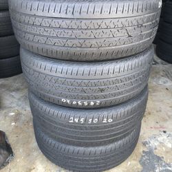 245/50/r20 Continental ALL FOUR (4) TIRES