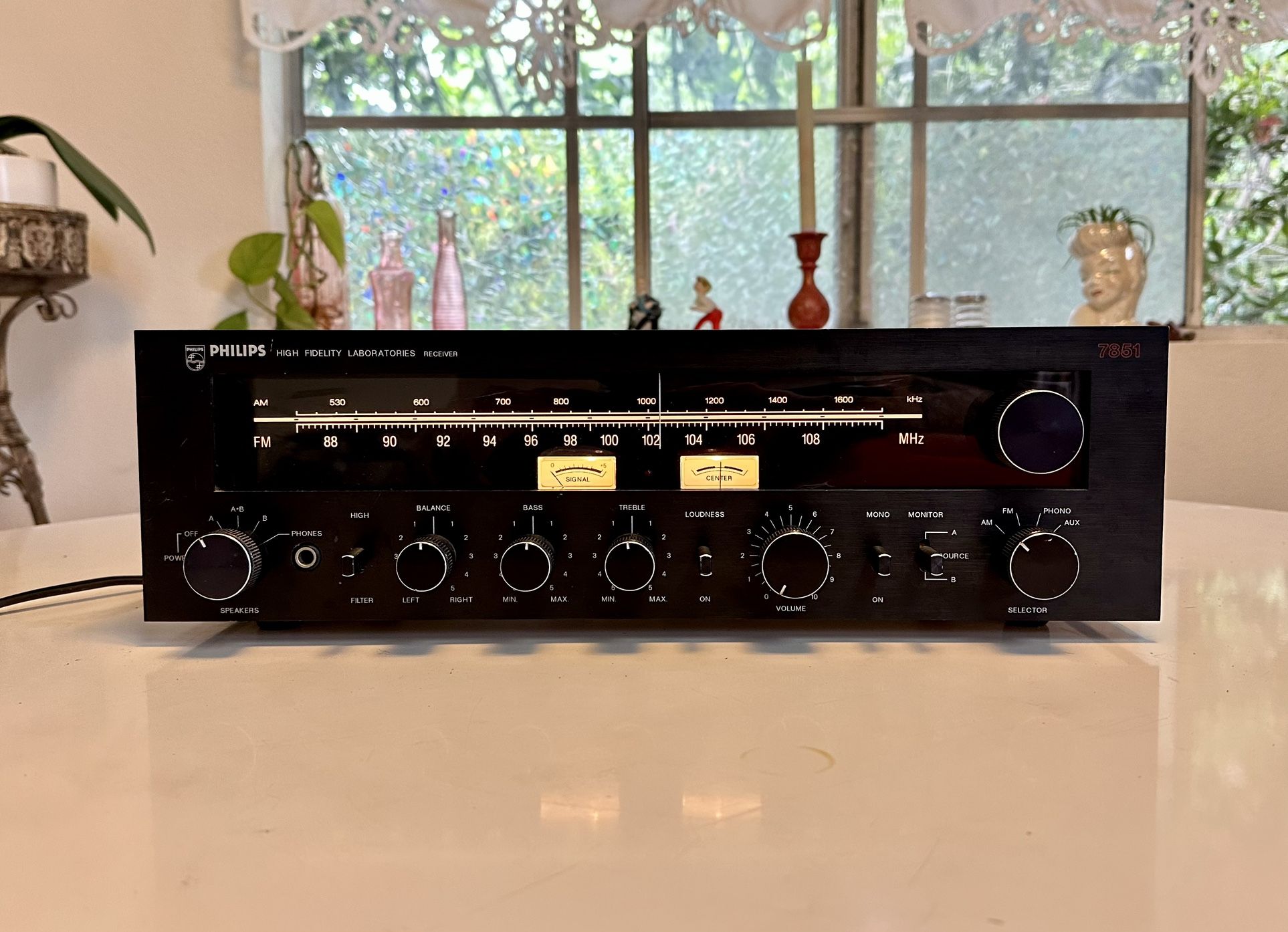 Vintage 1970’s Philips High Fidelity Sound Labs 7851 Stereo Receiver - Serviced & Excellent Condition