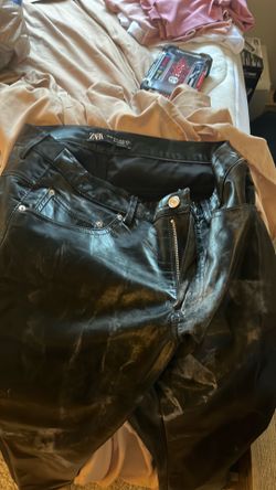 Zara leather pants