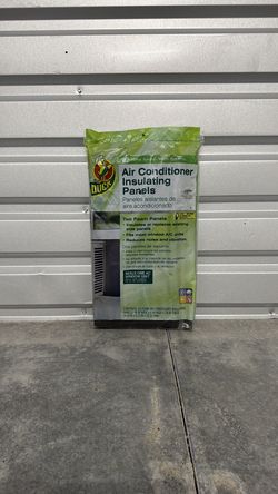 Duck Brand Foam Window Air Conditioner Insulating Panels