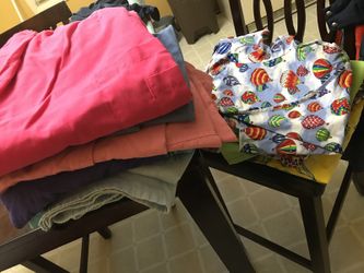 Scrub tops and bottoms