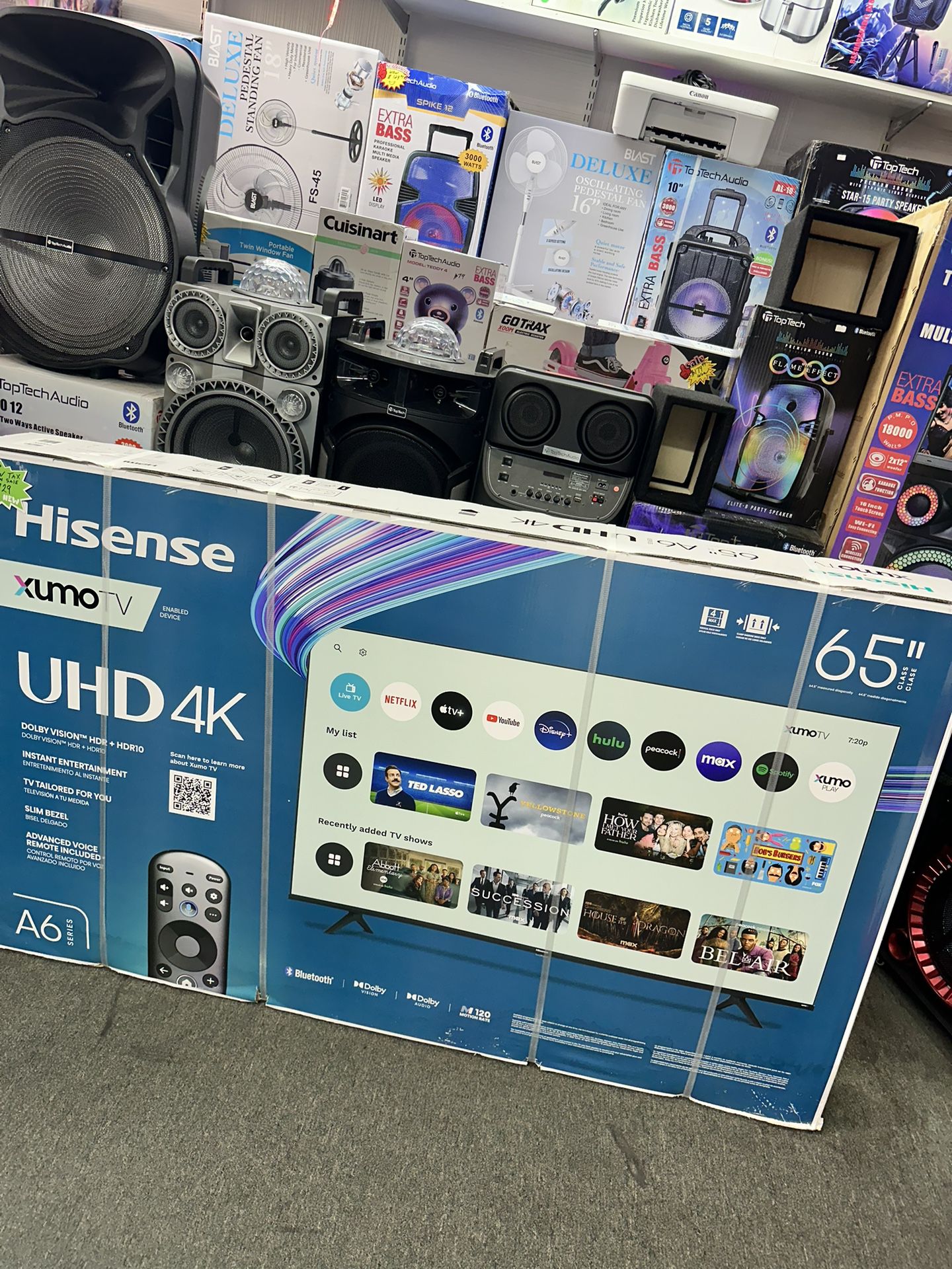 Smart Tv Hisense 65” New $379