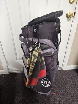 MG Golf 14-Way Divider Golf Cart Bag w/ Towel & Brush