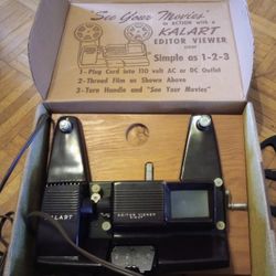 Vintage Kalart 8mm Film Editor 