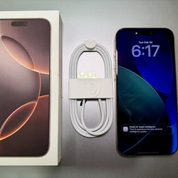 Apple iPhone 16 Pro Max 1TB Desert Titanium Unlocked