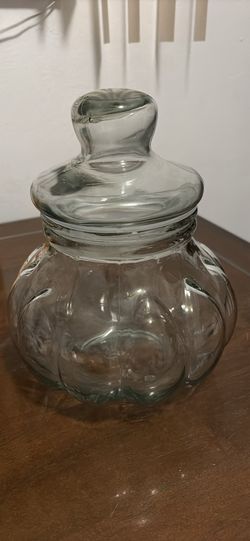 Glass Pumpkin Shaped