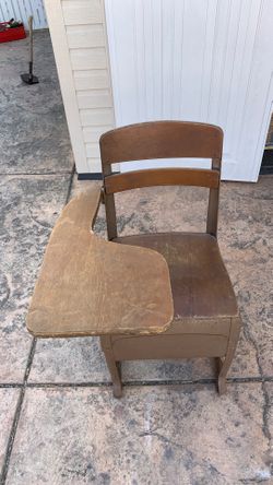 Vintage school desk