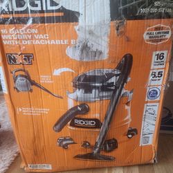 Ridgid 16 gallon wet/dry vacuum