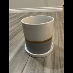 6 inch ceramic flower pot