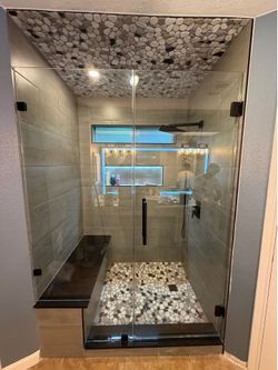 Shower glass custom