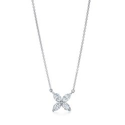 Tiffany Victoria Pendant With Real Diamonds 