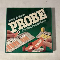 Vintage Parker Brothers Probe The Word Pursuit Game