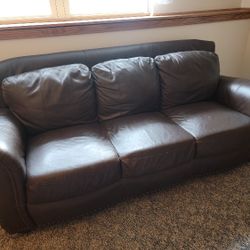 Leather Sofa 