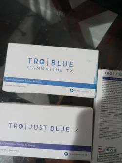 Troscriptions TRO Blue Cannatine TX & Just Blue TX