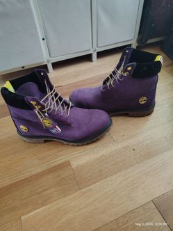 Limited edition NBA Lakers Timberlands