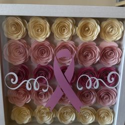 Shadow Box Breast Cancer Awareness 