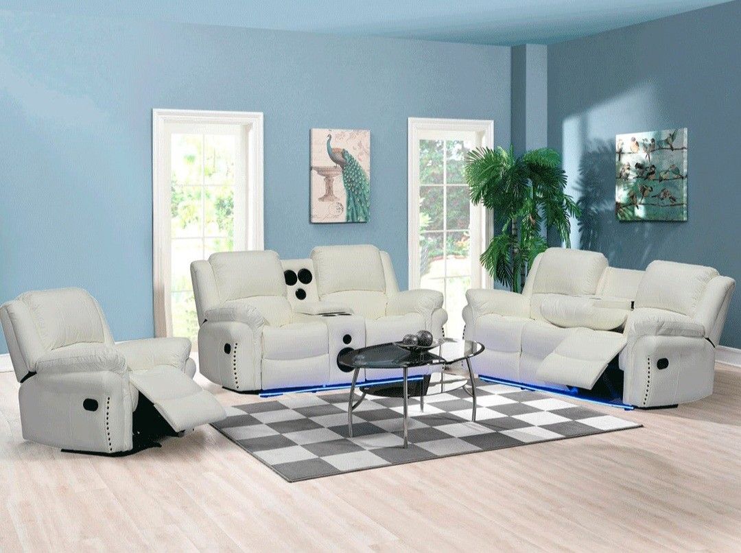 SOFA SET 3PCS RECLINERS