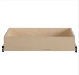 Hampton Bay Cambridge 20.72 in. x 4.33 in. Unfinished Pull Out Plywood Drawer