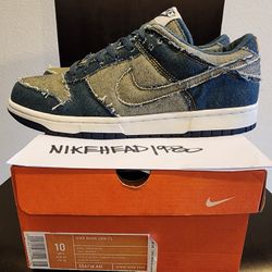 

2006 SIZE 10 NIKE SB DUNK LOW CL DENIM JORDAN KOBE LEBRON AIR MAX ZOOM