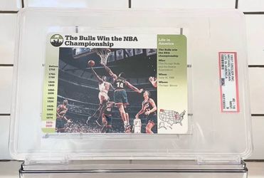 Michael Jordan PSA 9 Mint Chicago Bulls NBA Championship