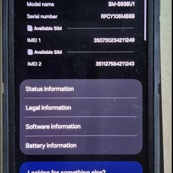 New Unlocked Samsung S25 Ultra with case