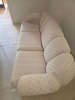 White Vintage couch