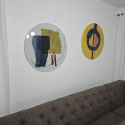 Dos Cuadros en cristal 